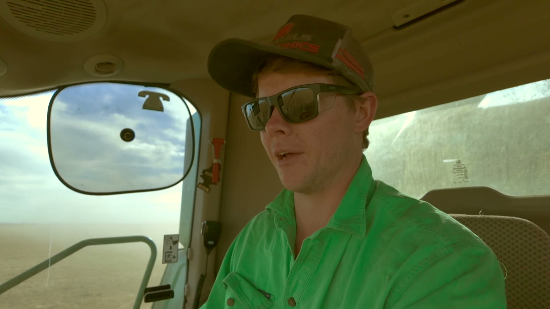 Operator portrait in the cab